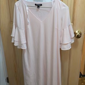 shift light pink dress